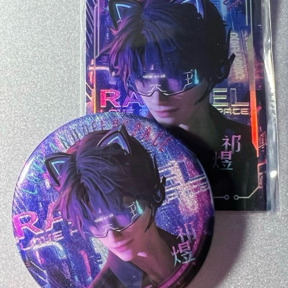 Love and Deepspace Rafayel Card and Pin Set